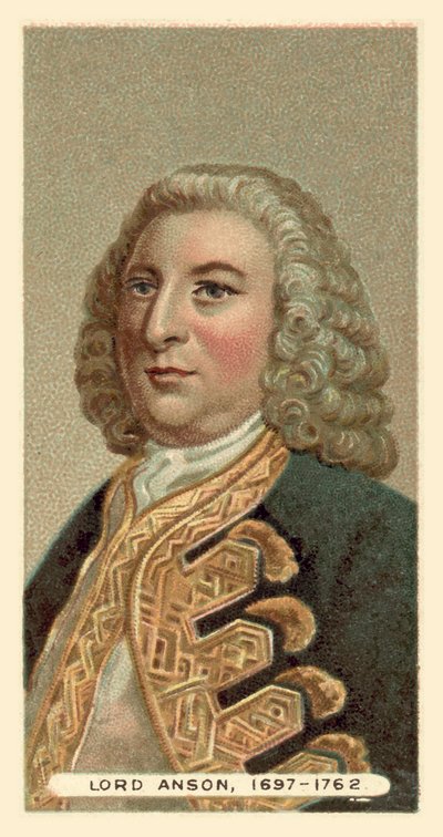 Lord Anson, 1697-1762 af English School